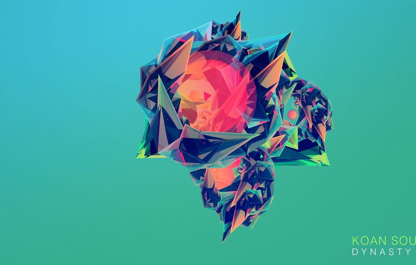 1332x850 Wallpaper abstraction, background, Justin Maller, OWSLA