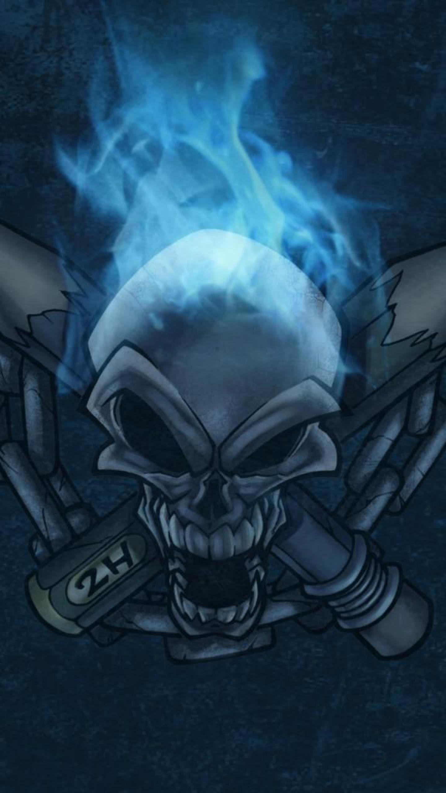 1440x2560 Flaming Skull hình nền https://wallpaperaccess.com/full/1451830.jpg