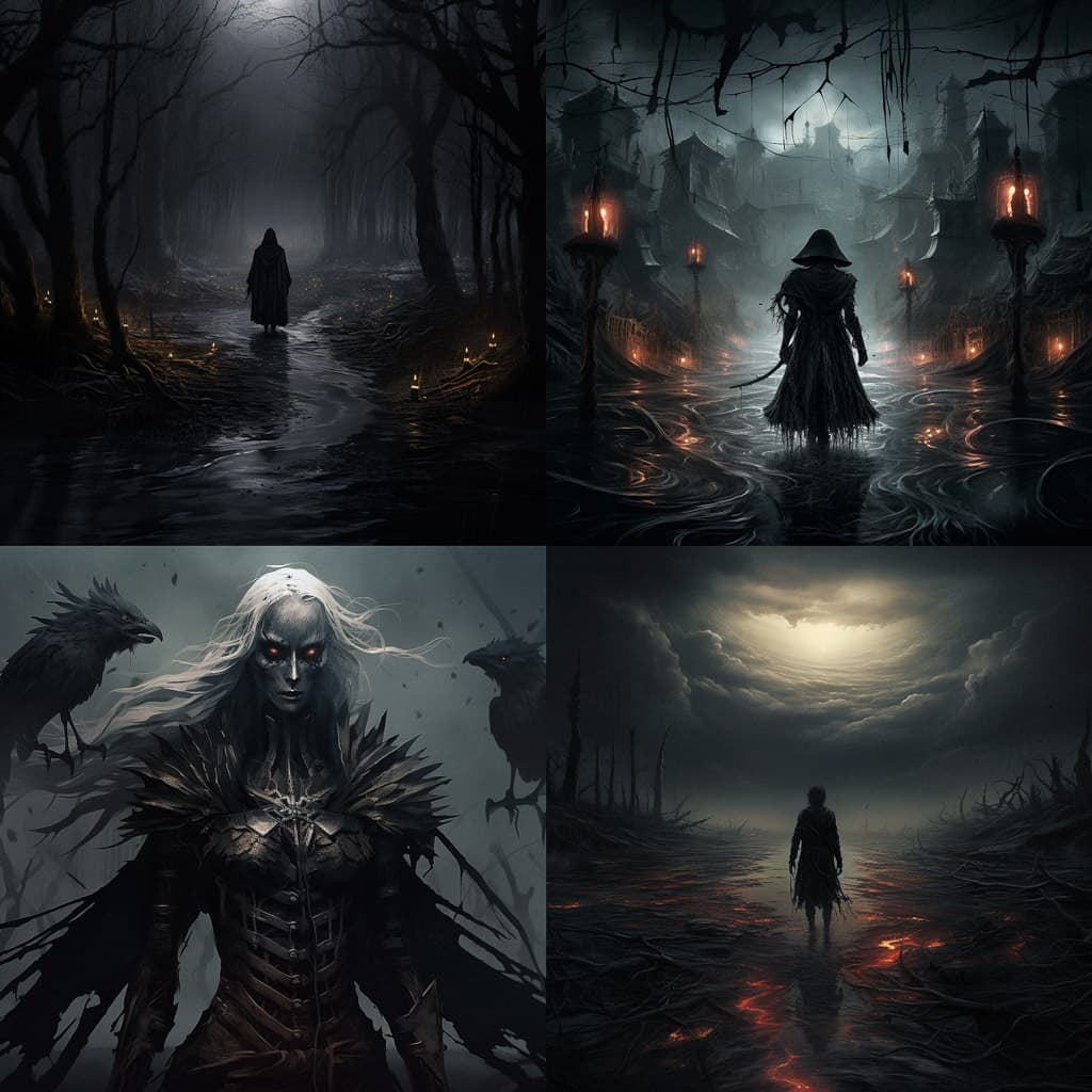 1024x1024 Grimdark AI Art Style Gloom