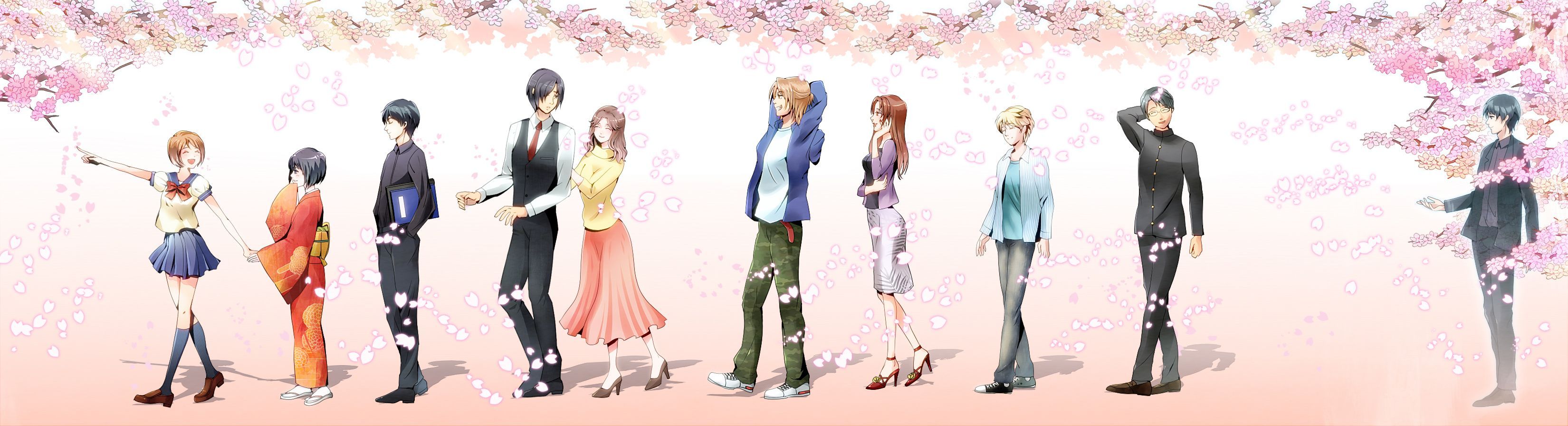 3300x896 Download Anime Ghost Hunt Wallpaper