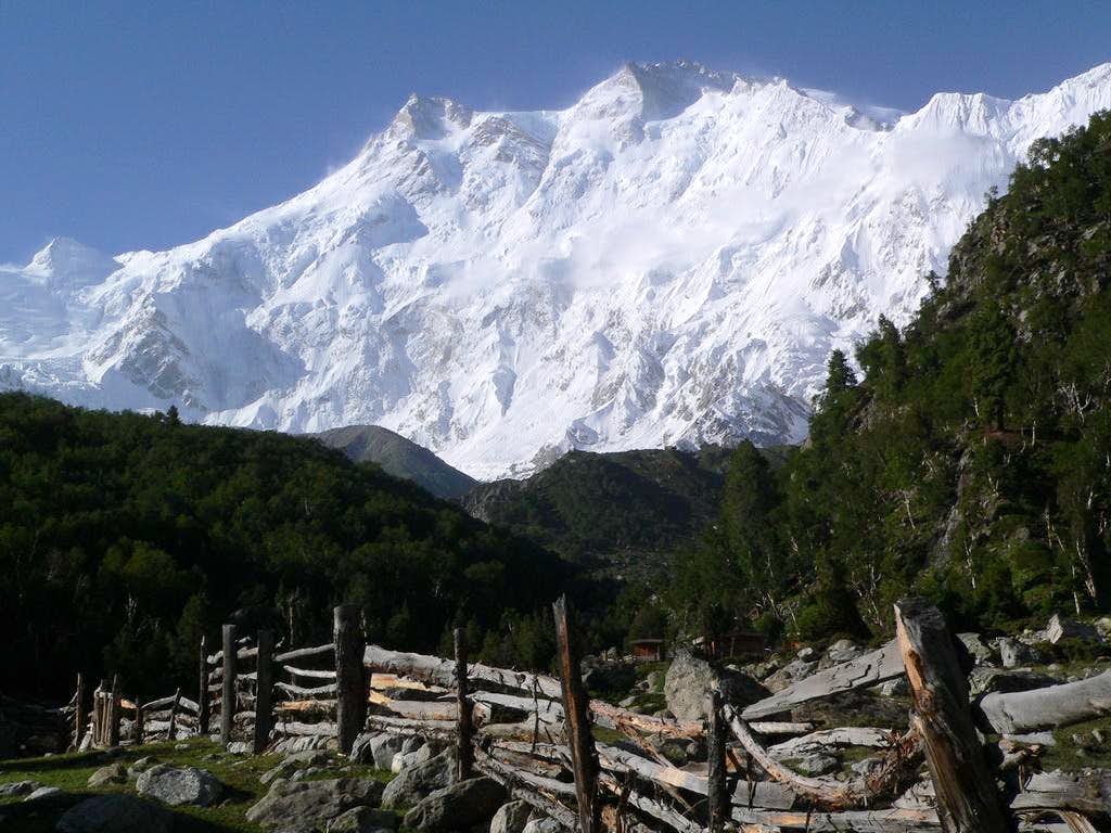 1024x768 Nanga Parbat as seen from Fairy Meadows : Photo, Diagrams