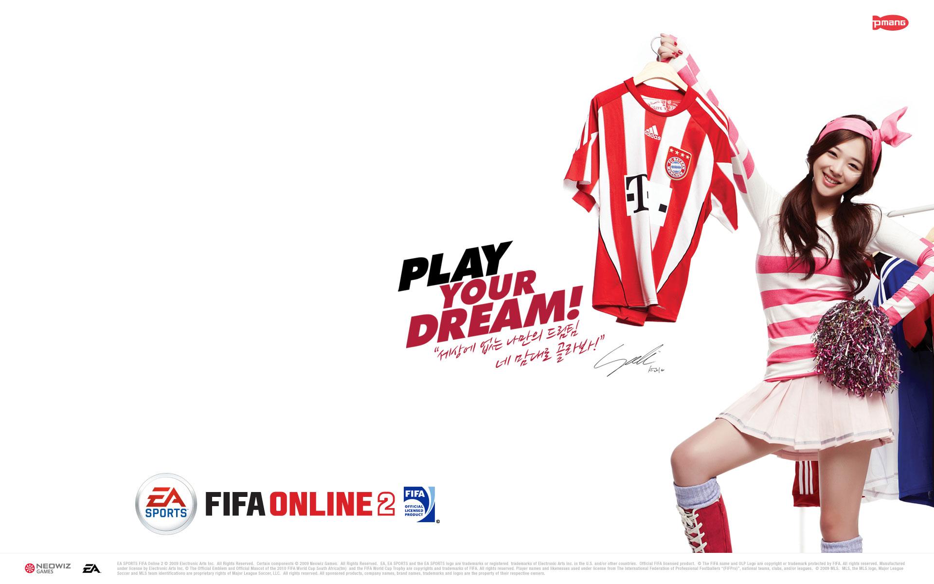 1920x1200 f(x) Sulli FIFA Online 2 wallpaper