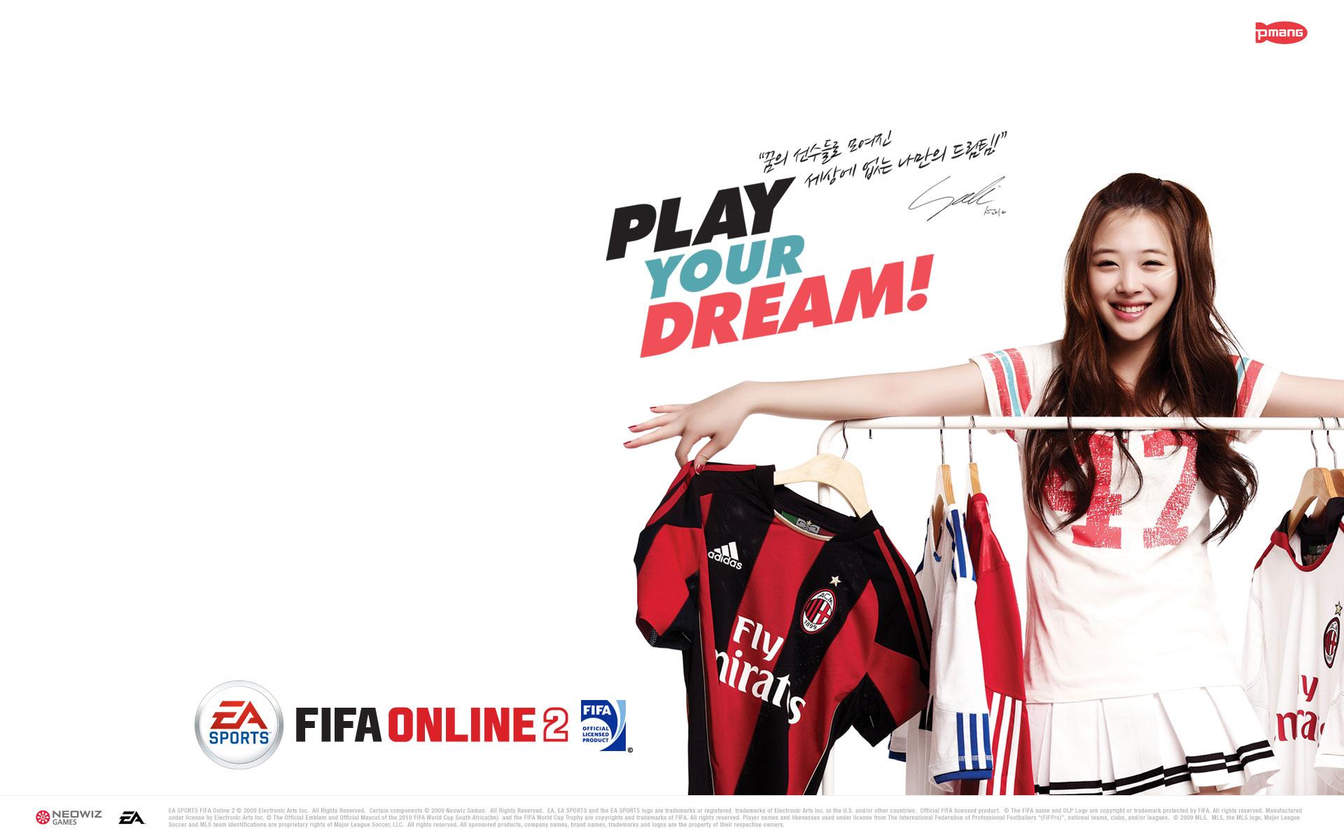 1920x1200 f(x) Sulli FIFA Online 2 wallpaper