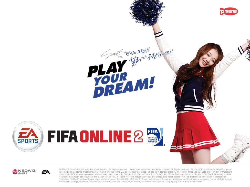 1024x768 Play your dream with Sulli & FIFA Online