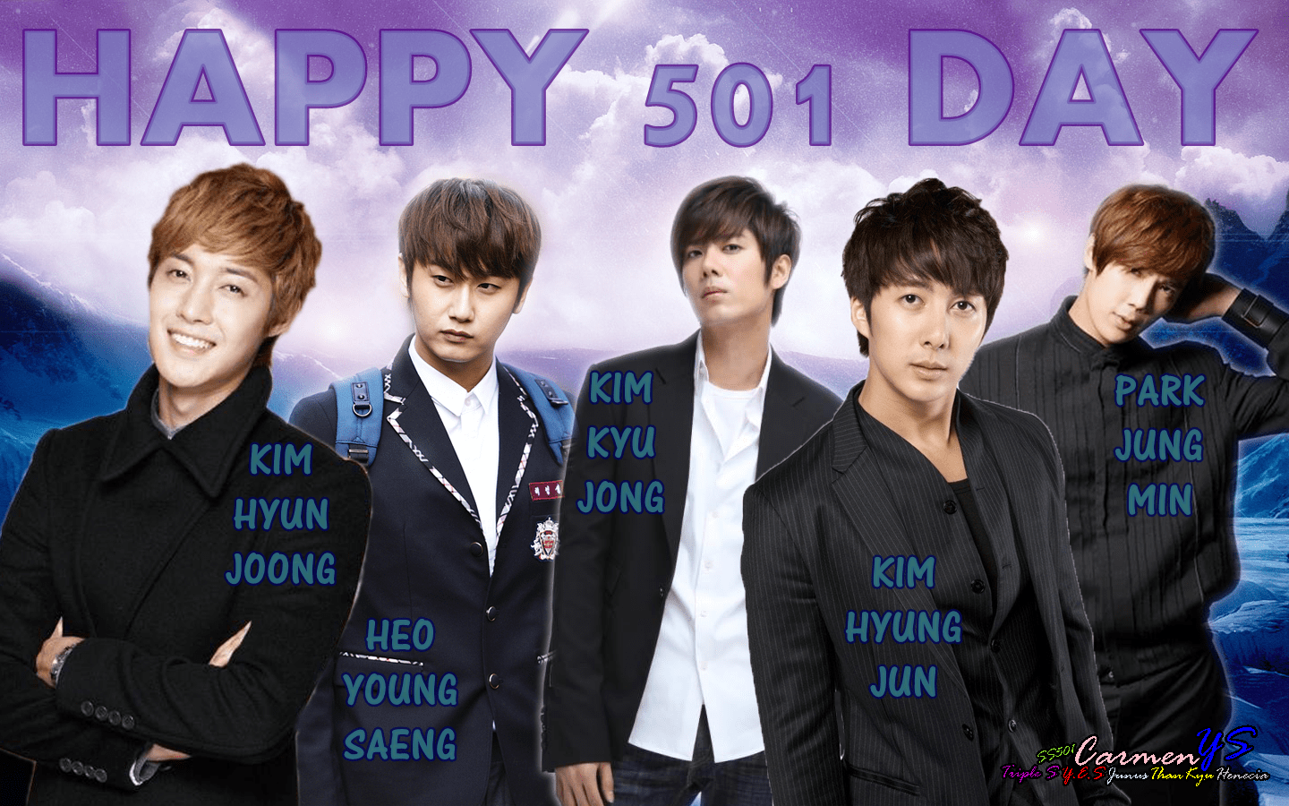 1440x900 Kpop Wallpaper Forever: [Wallpaper]SS501 501 Day