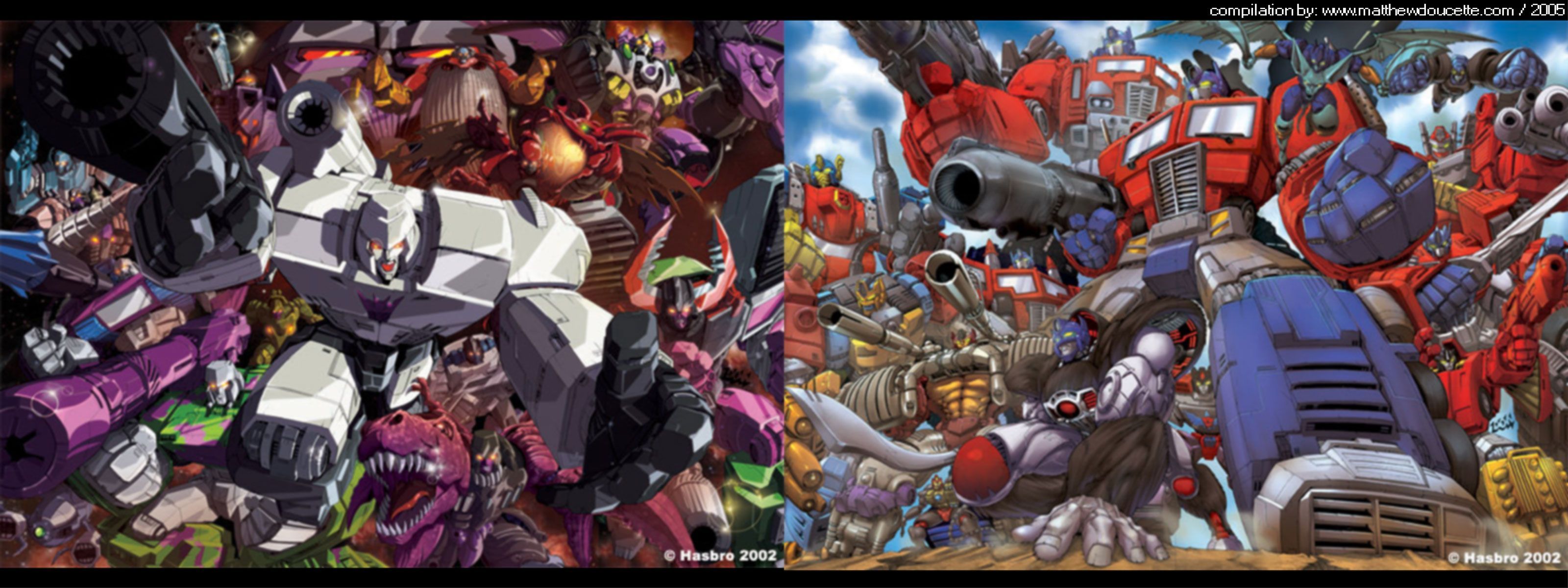 3200x1200 Transformers Comic HD Wallpaper: Epic