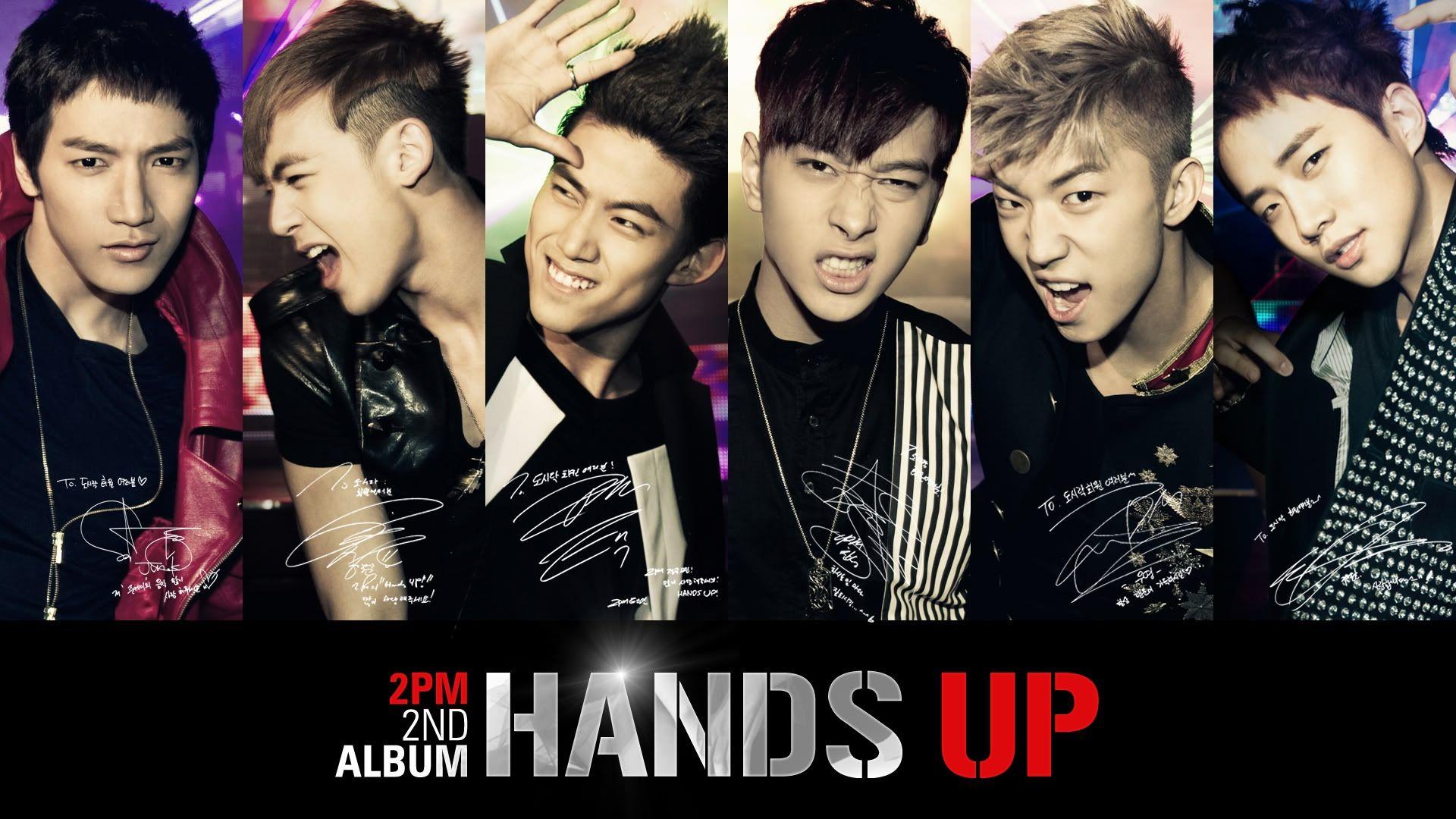 1920x1080 WALLPAPERS 2PM \Hands Up\ 2nd Album Desktop + Cell Phone
