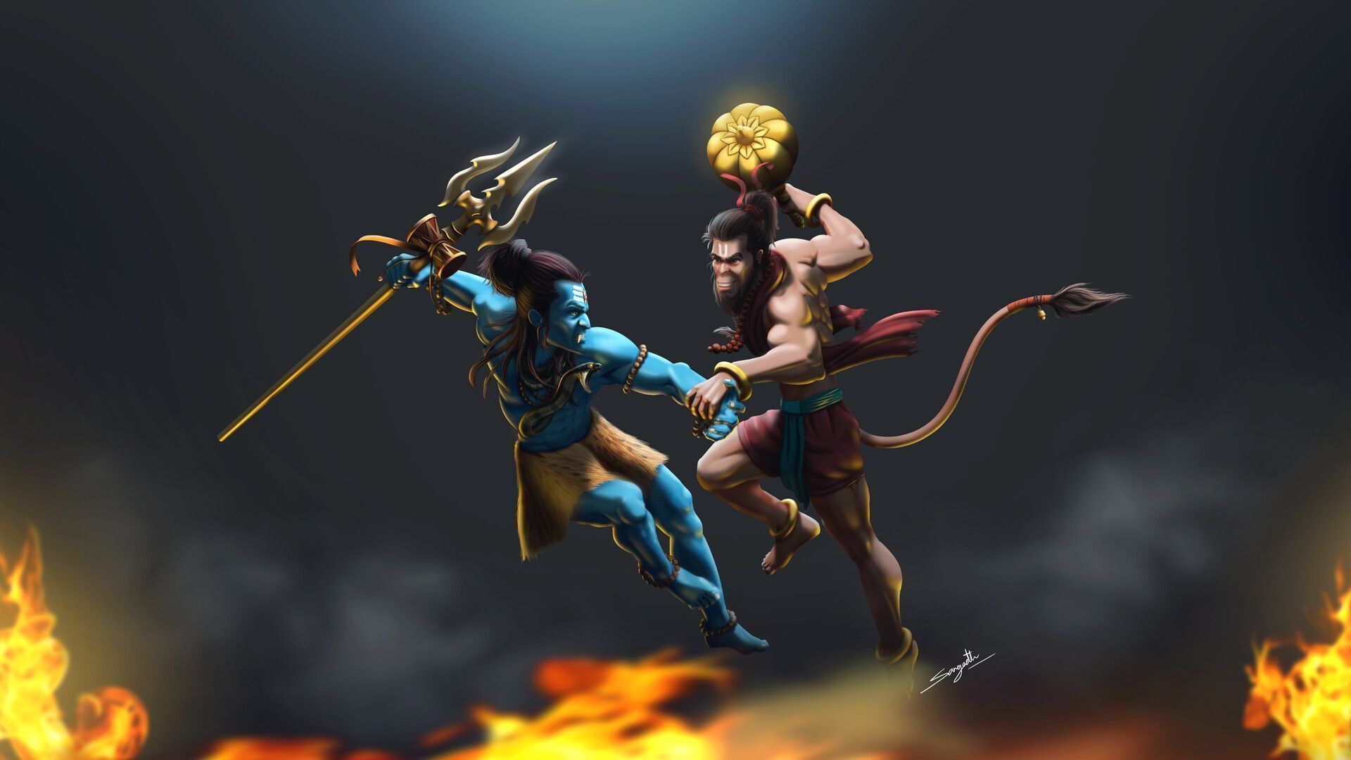 1920x1080 sangeeth pavithran VS Hanuman