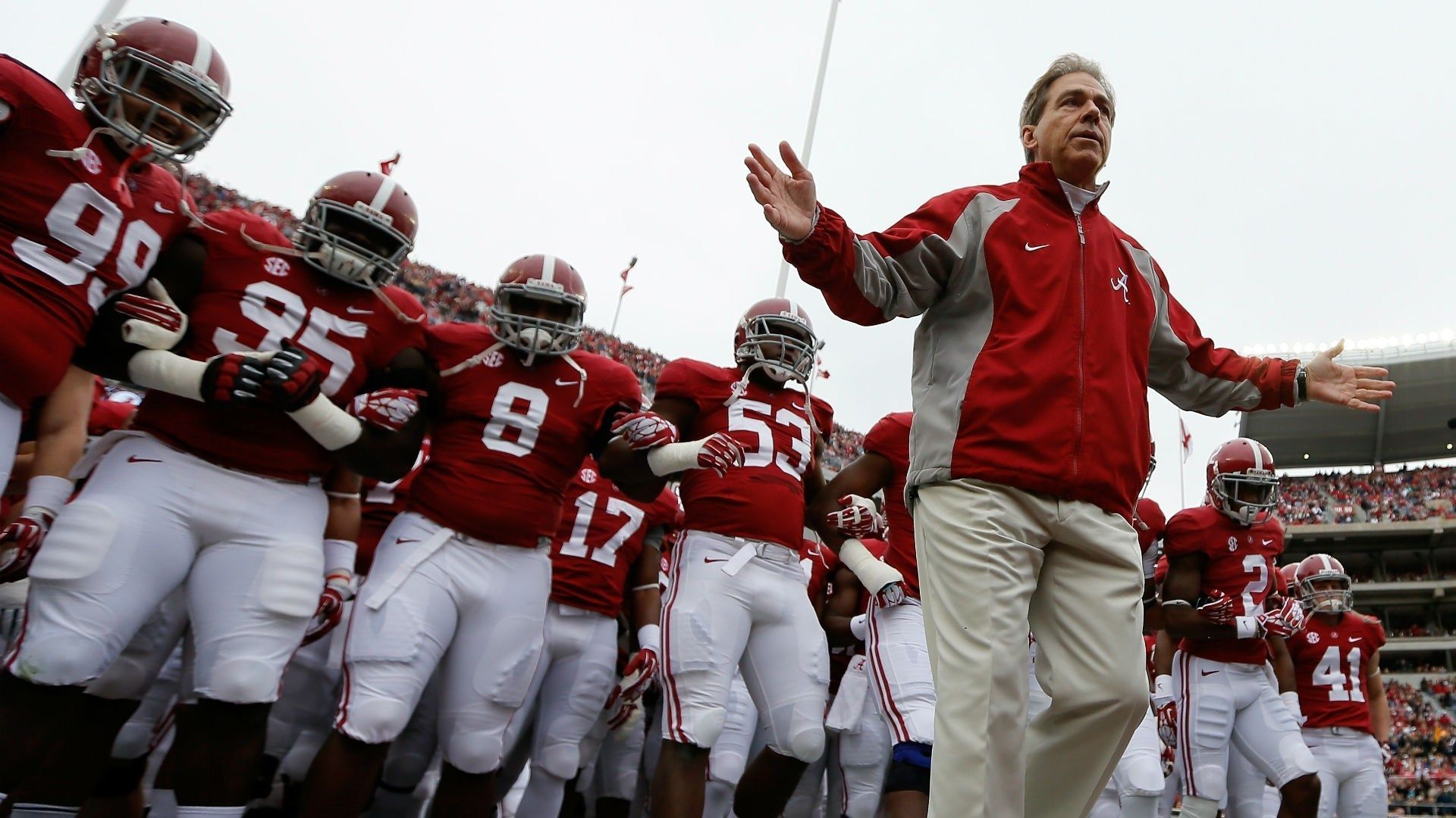 1920x1080 Nick Saban Desktop Wallpaper