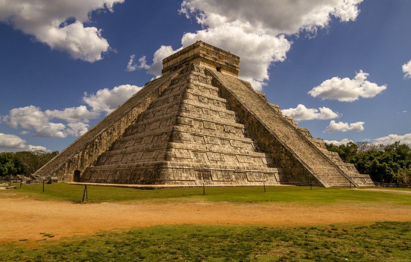 1332x850 Wallpaper Mexico, Maya, pyramid, Chichen Itza, Chichen Itza
