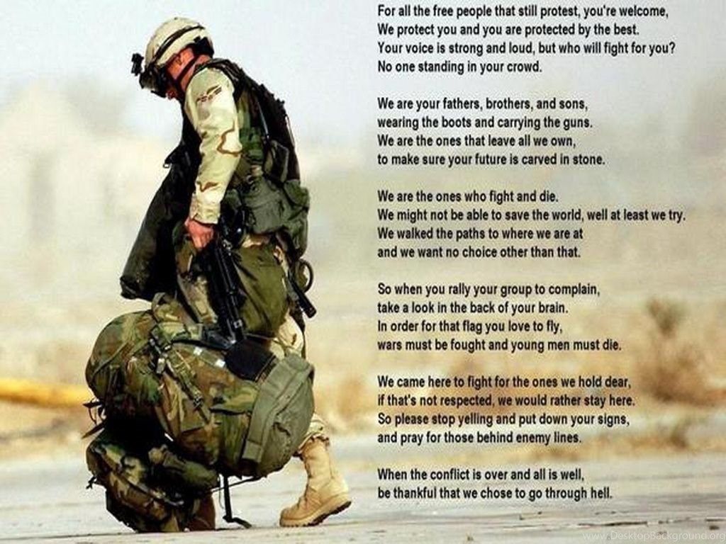 1024x768 Army Quotes Wallpaper