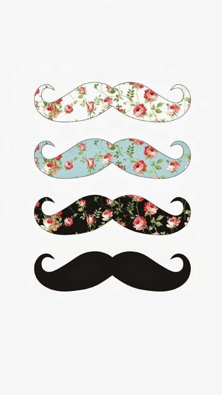728x1294 Mustache Cute, HD Wallpaper & background Download
