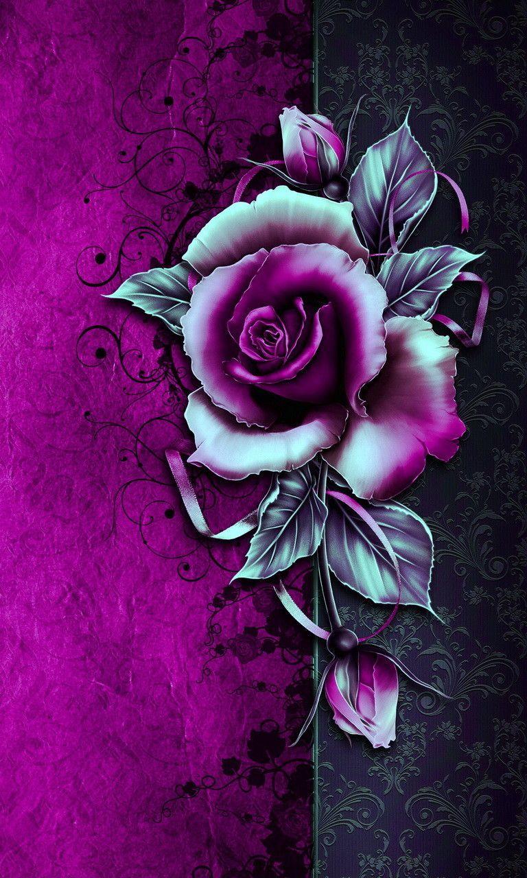 768x1280 Vintage Purple phone wallpaper