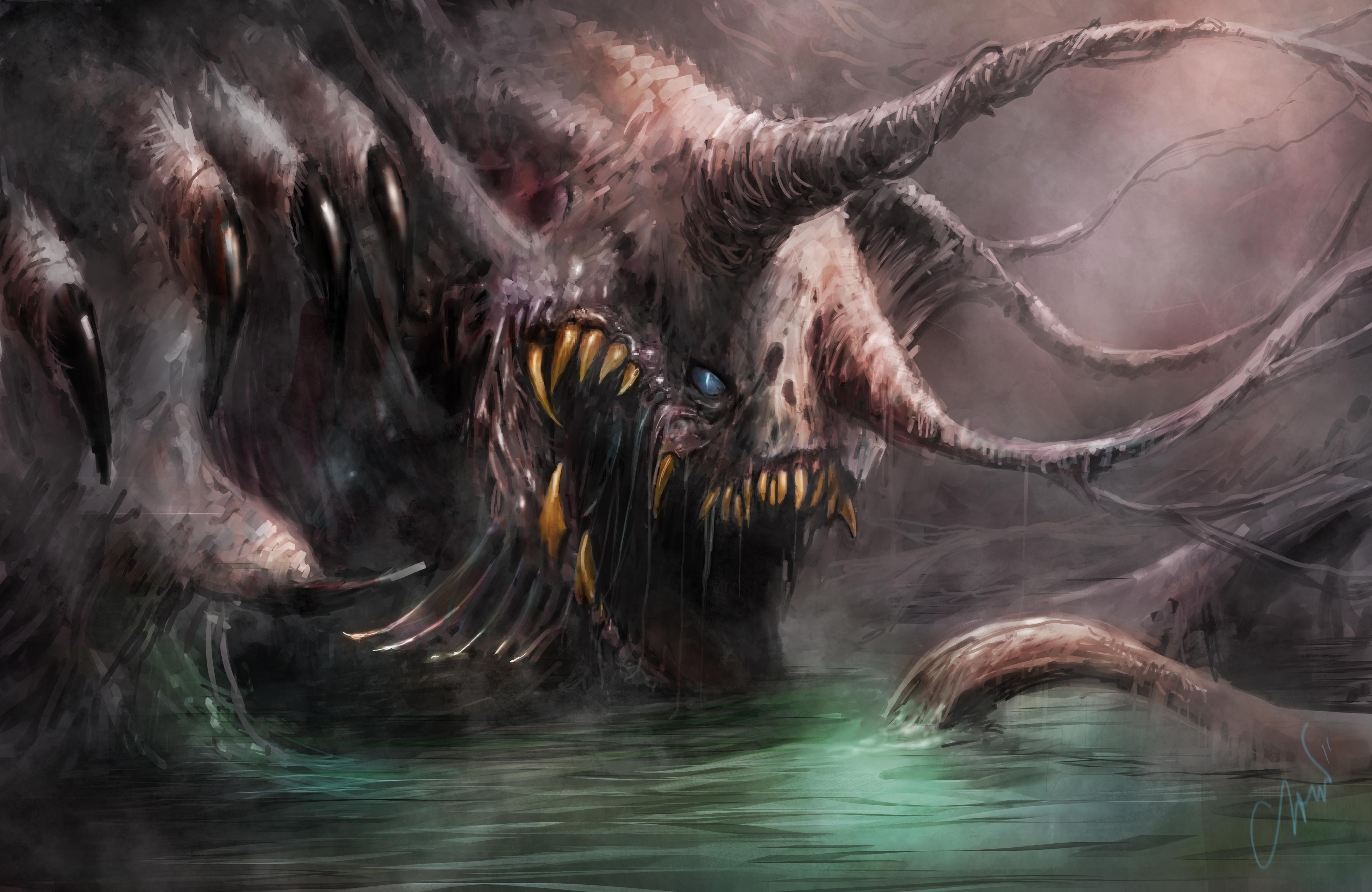6000x3900 Swamp Beast 4K wallpaper