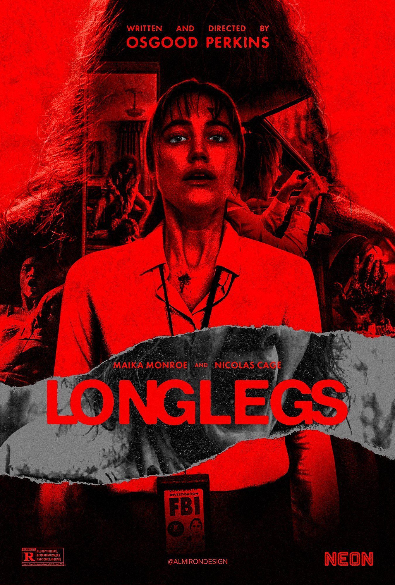 1350x2000 LONGLEGS fanart poster