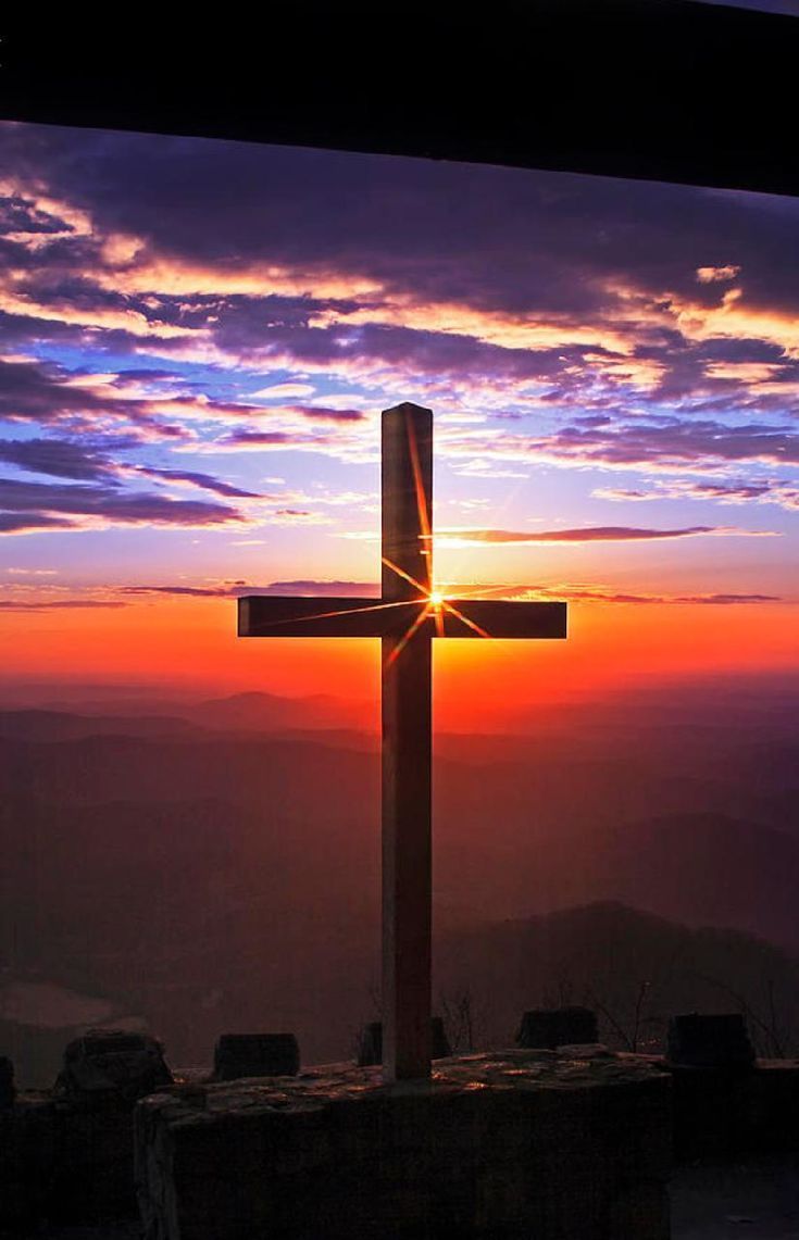735x1141 Sky with cross wallpaper