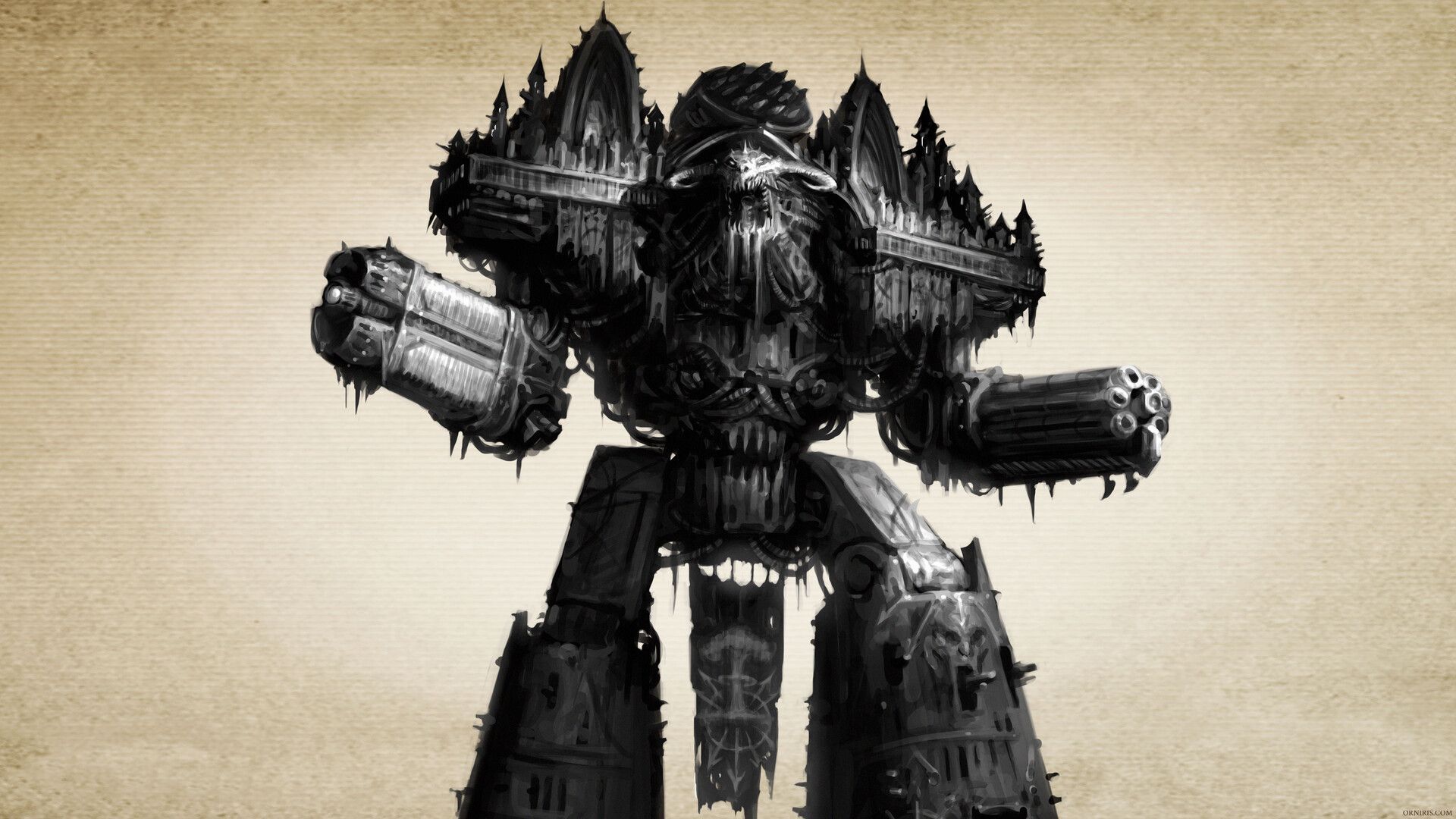 1920x1080 Primarch Daemon Titan Larva of Nihilus