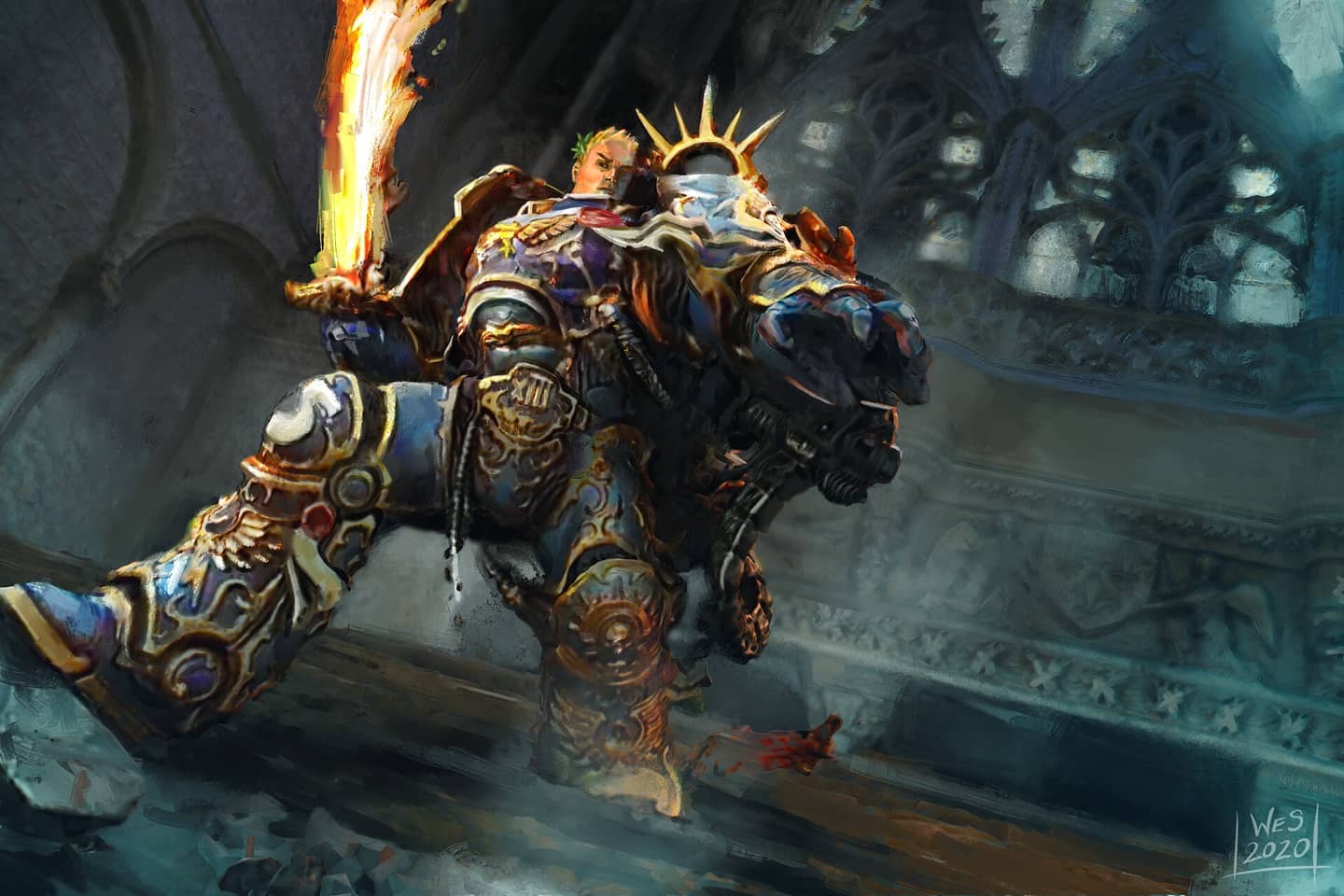 1440x960 STL file flaming space primarch