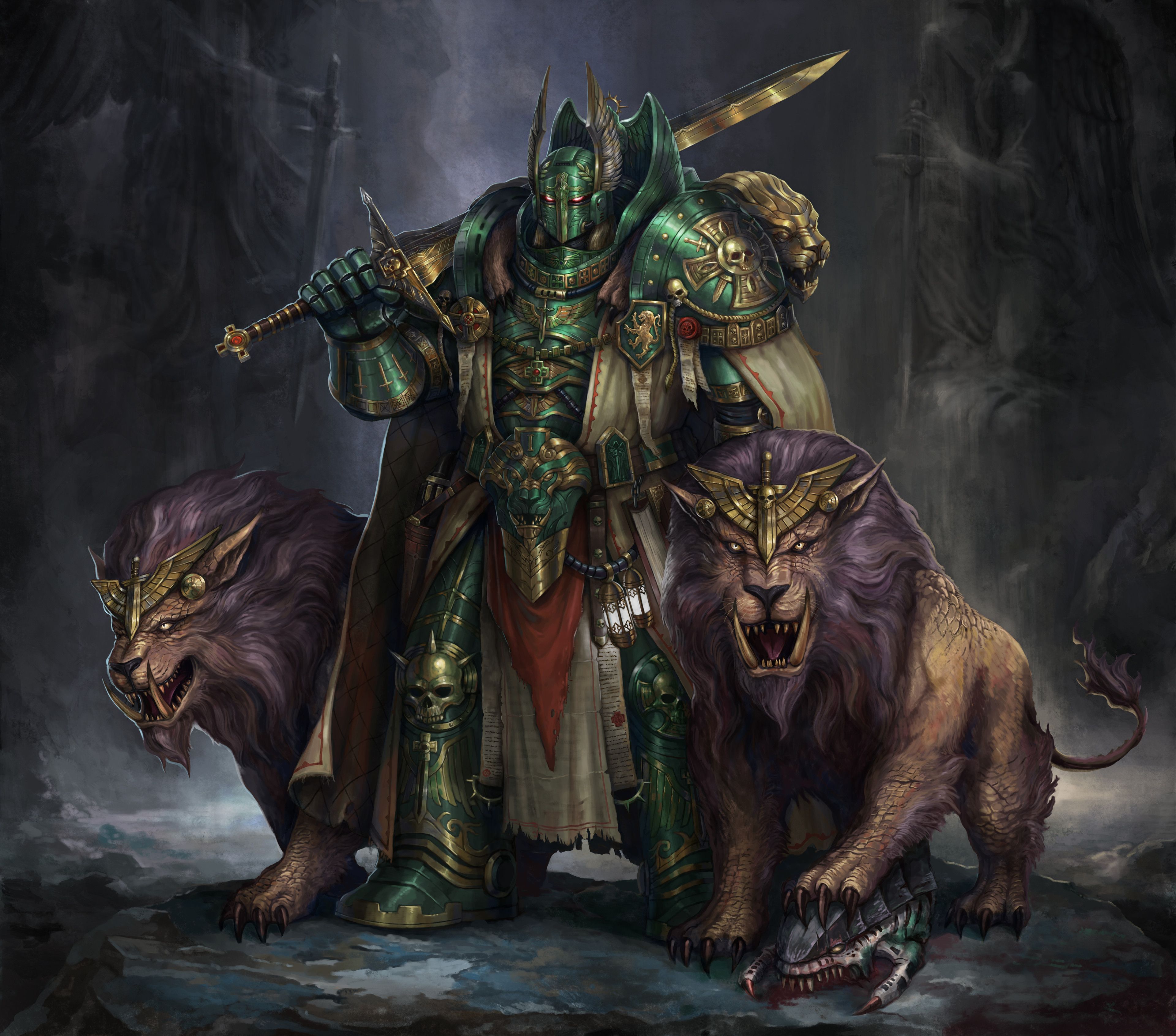 3840x3382 Warhammer 40k El