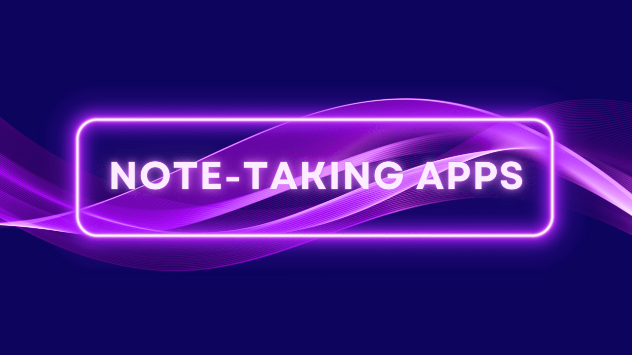1280x720 Note Taking Apps
