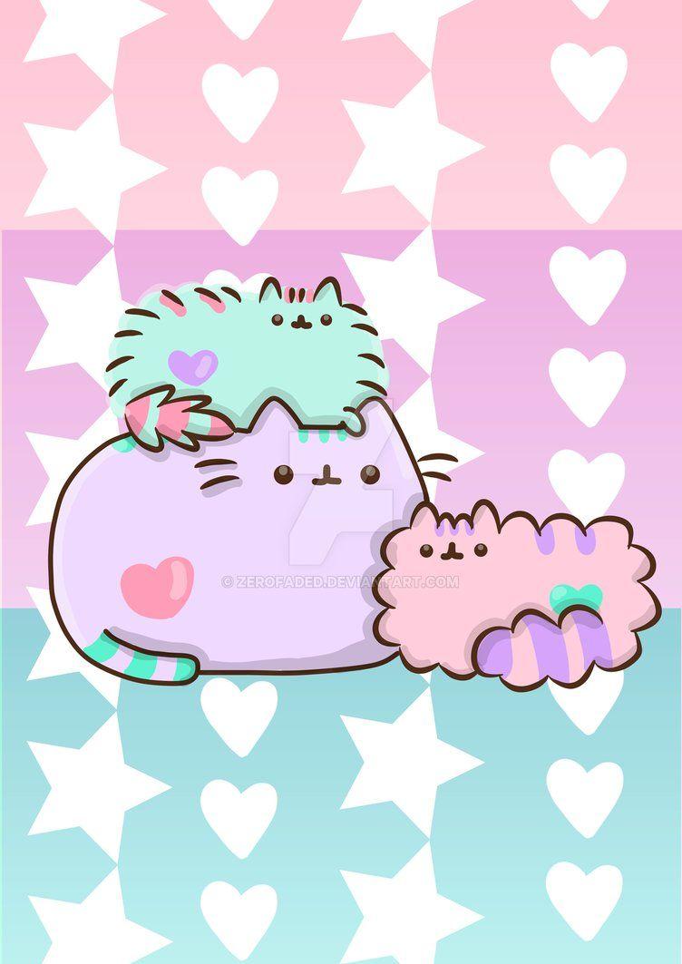 pastel pusheen