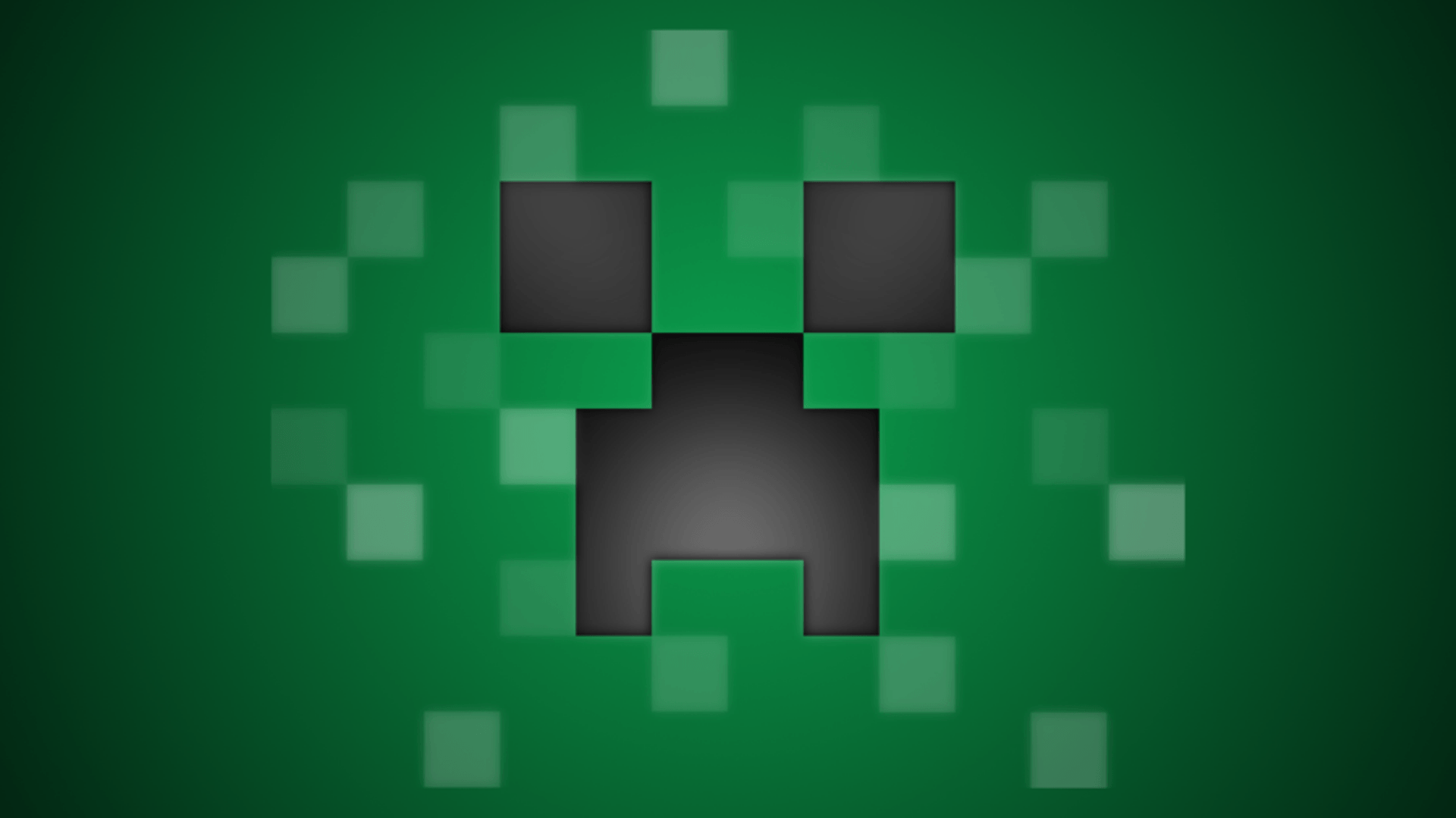 1920x1079 Minecraft Red And Black Creeper Wallpaper