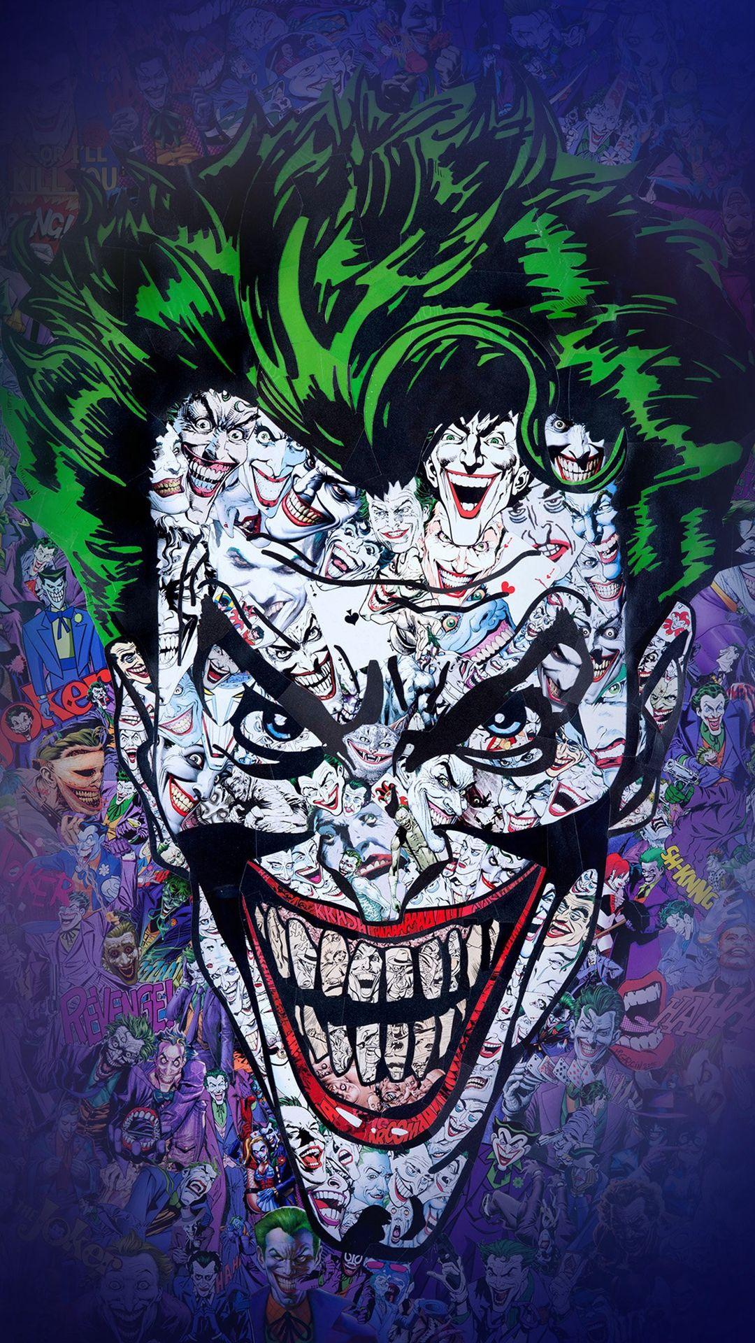 1080x1920 Joker Art Face Illustration Art Hình nền iPhone 8 Miễn phí