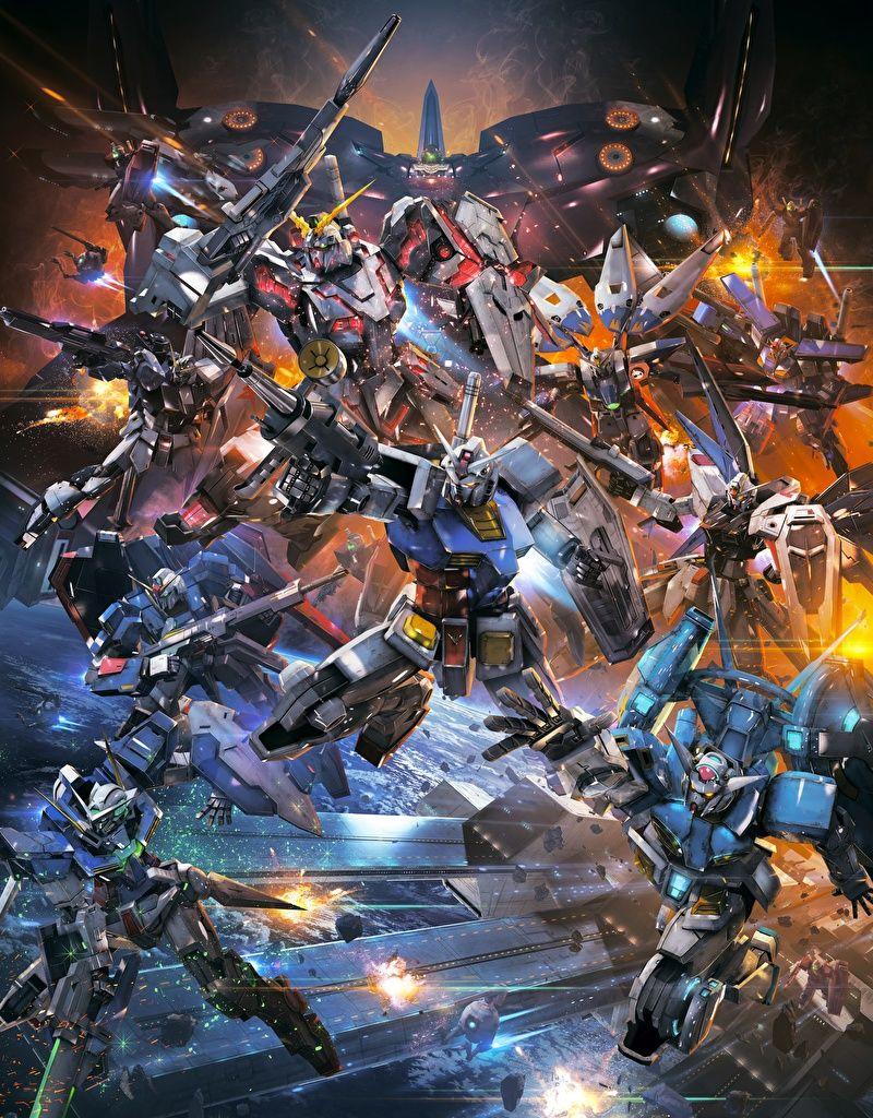 Hình nền máy tính 800x1024 Robots Mobile Suit Gundam Extreme VS Force