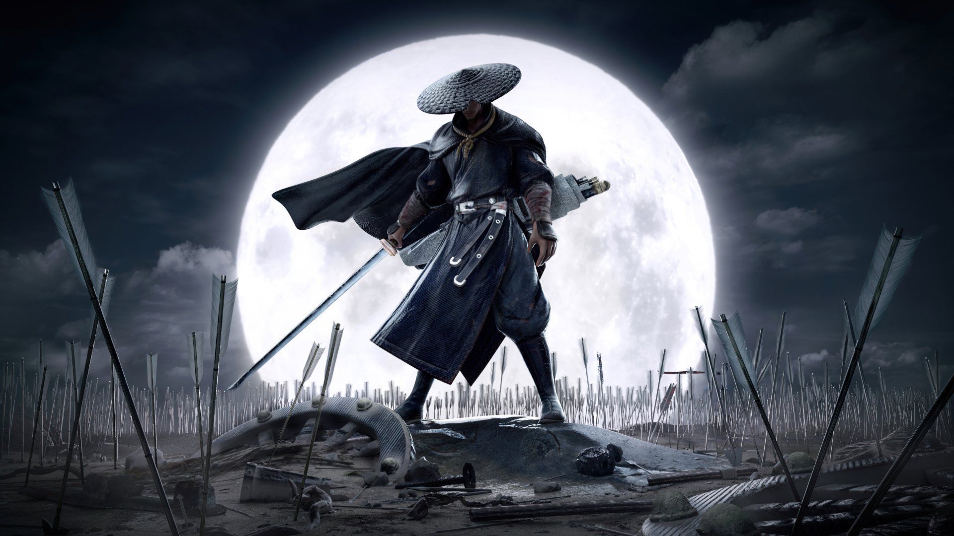 1920x1080 Download Moon Sword Warrior Fantasy