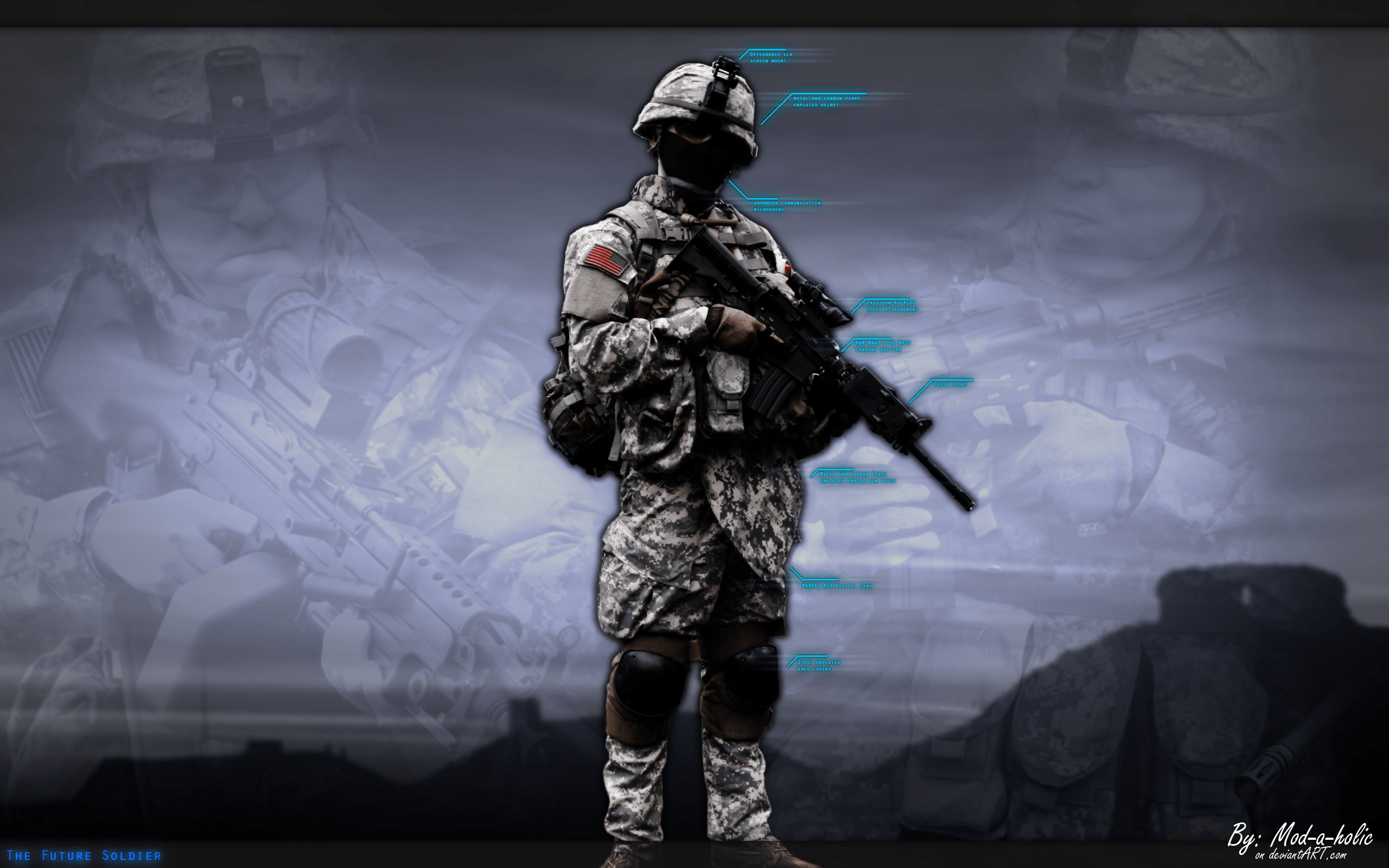 Futuristic Soldier Wallpapers Top Free Futuristic Soldier Backgrounds