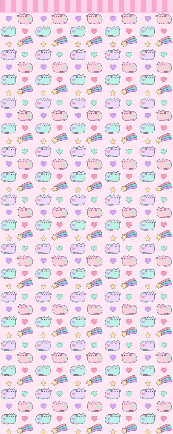 565x1413 F2U Pusheen Custom Box Background (pink)