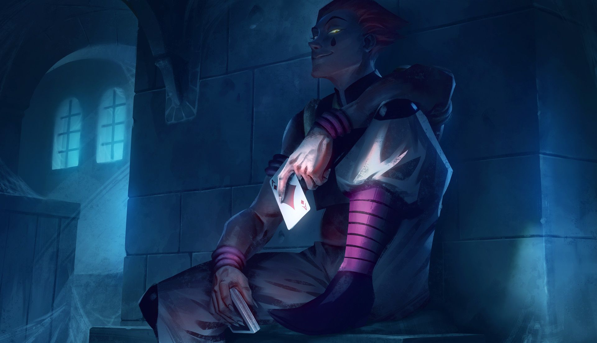 1920x1104 Hisoka in Shadows x Hunter HD
