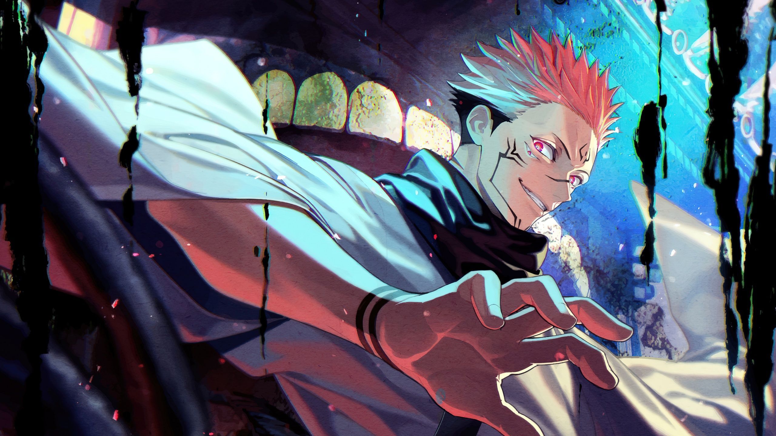 2560x1440 Jujutsu Kaisen Wallpaper 4K, Sukuna