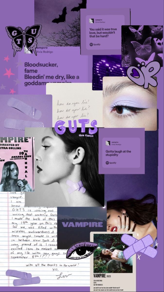 675x1200 Olivia Rodrigo vampire wallpaper