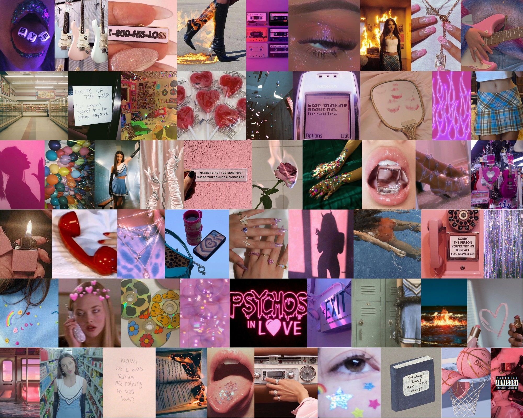 2000x1600 Good 4 U Aesthetic Wall Collage Kit