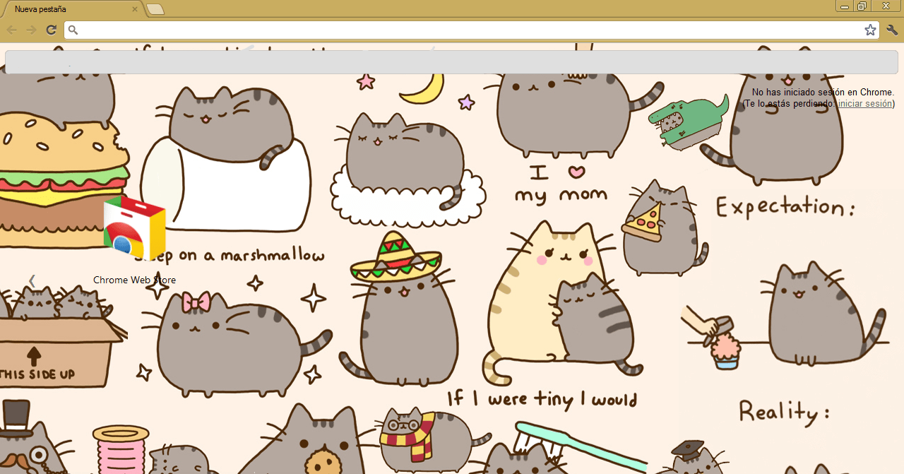 1280x671 Pusheen The Cat iPhone Wallpaper
