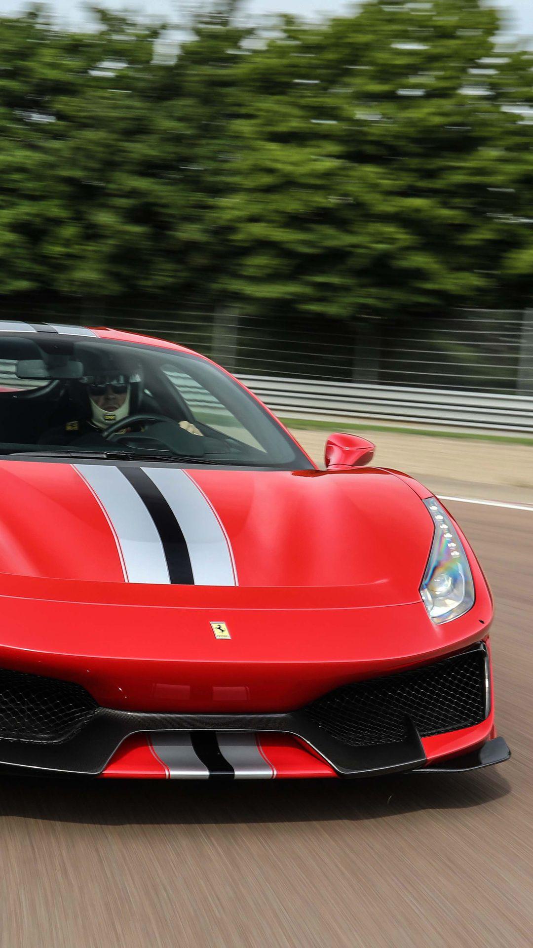 1080x1920 Ferrari 488 Pista On Track 4k iPhone 6s, 6 Plus