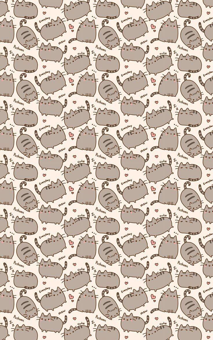 736x1177 Pusheen The Cat IPhone Wallpaper