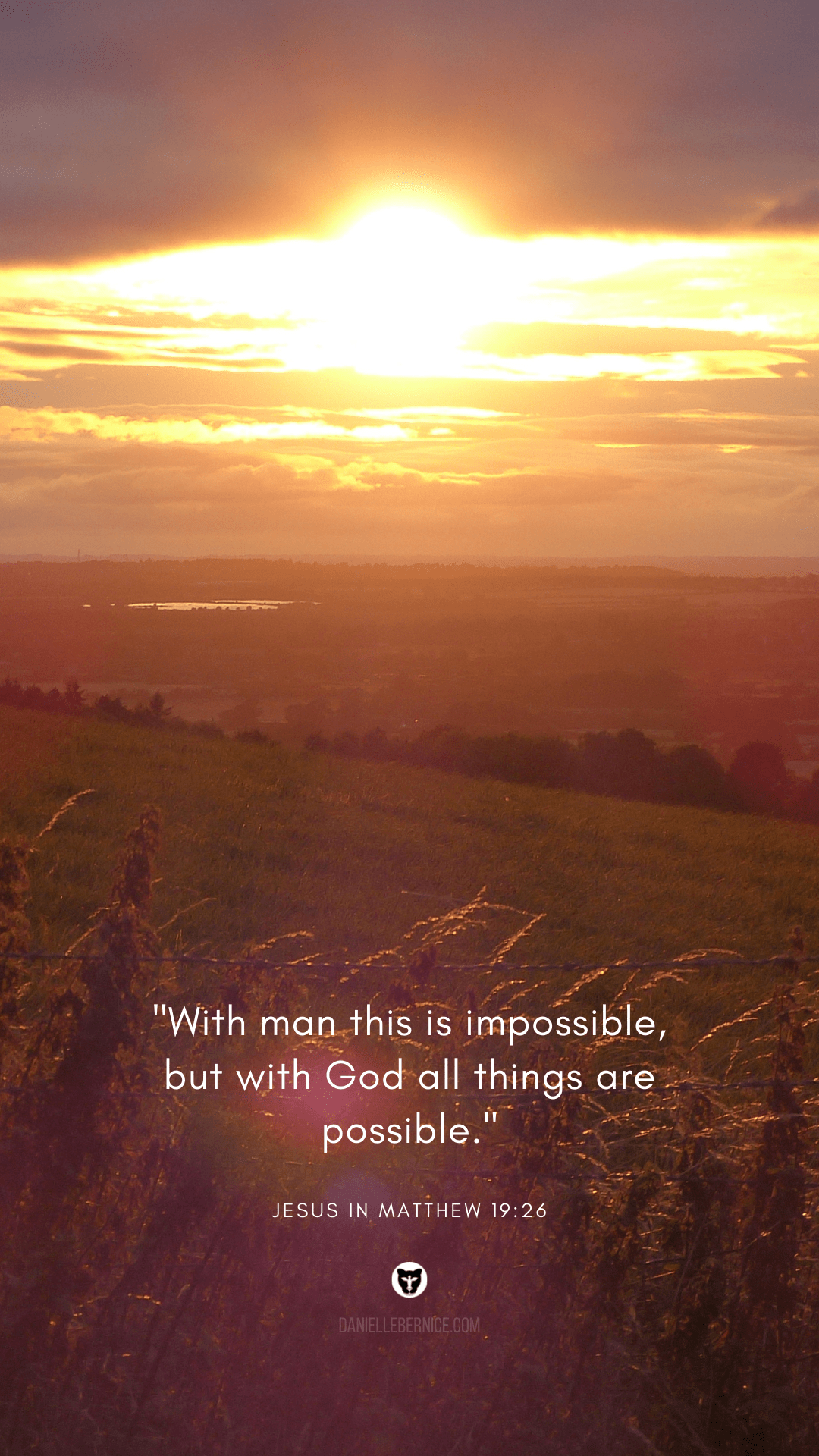 1080x1920 Nothing is impossible with God