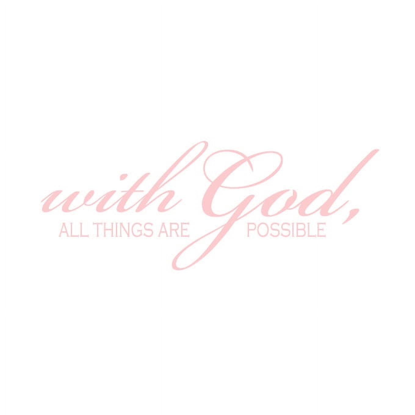 1360x1360 With God All Things Are Possible Vinyl