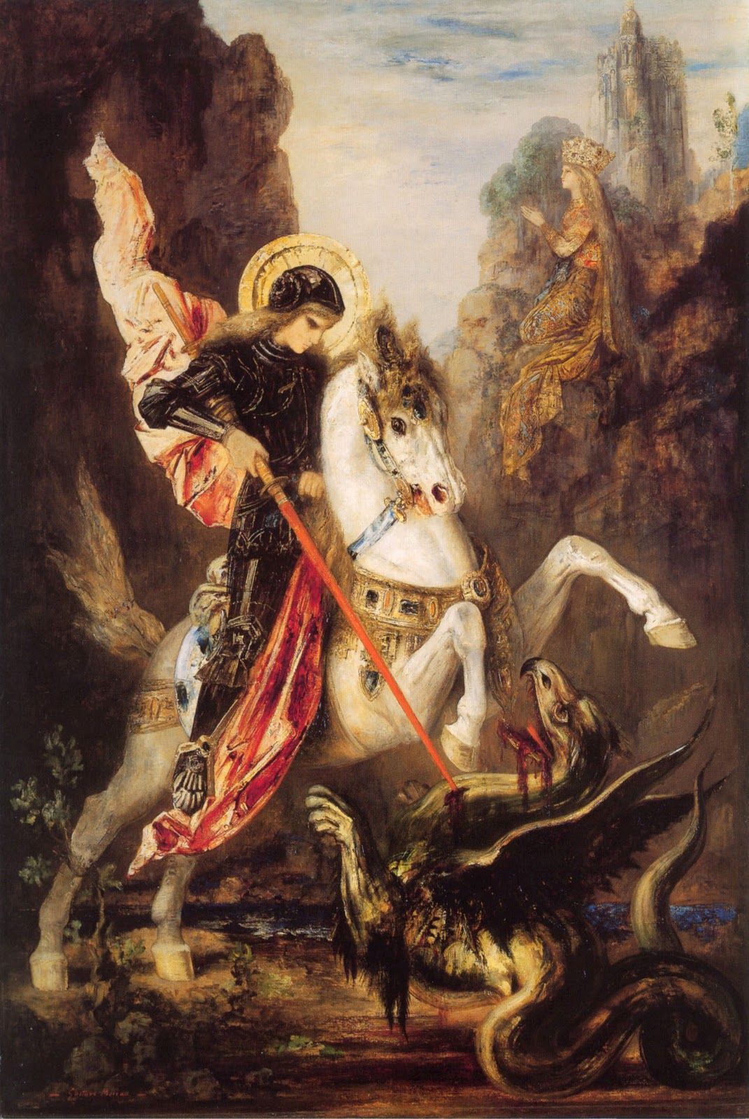 1071x1600 Daily Artist: Gustave Moreau April 6