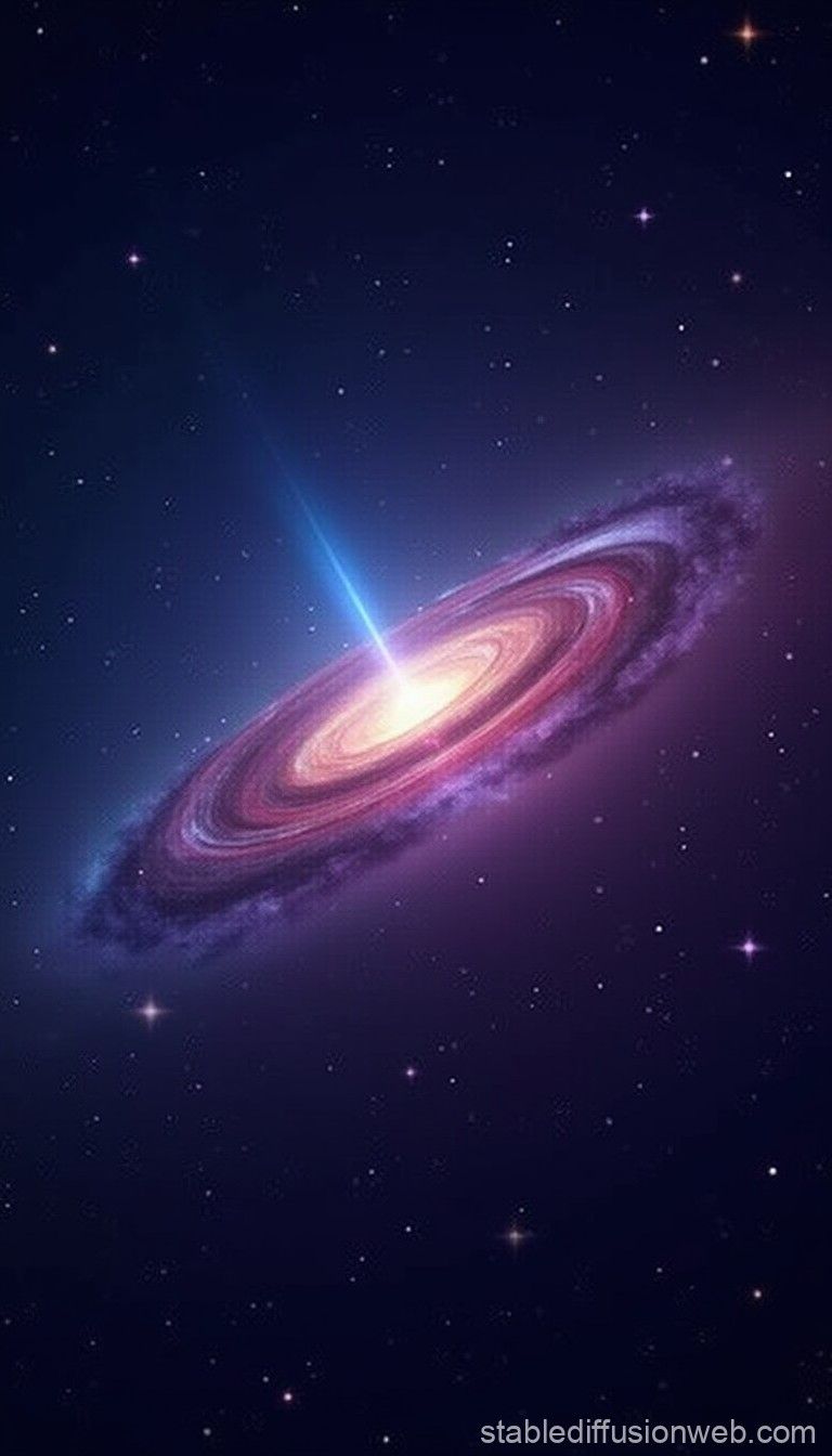 768x1344 Space Nebula Galaxy Wallpaper. Stable Diffusion Online