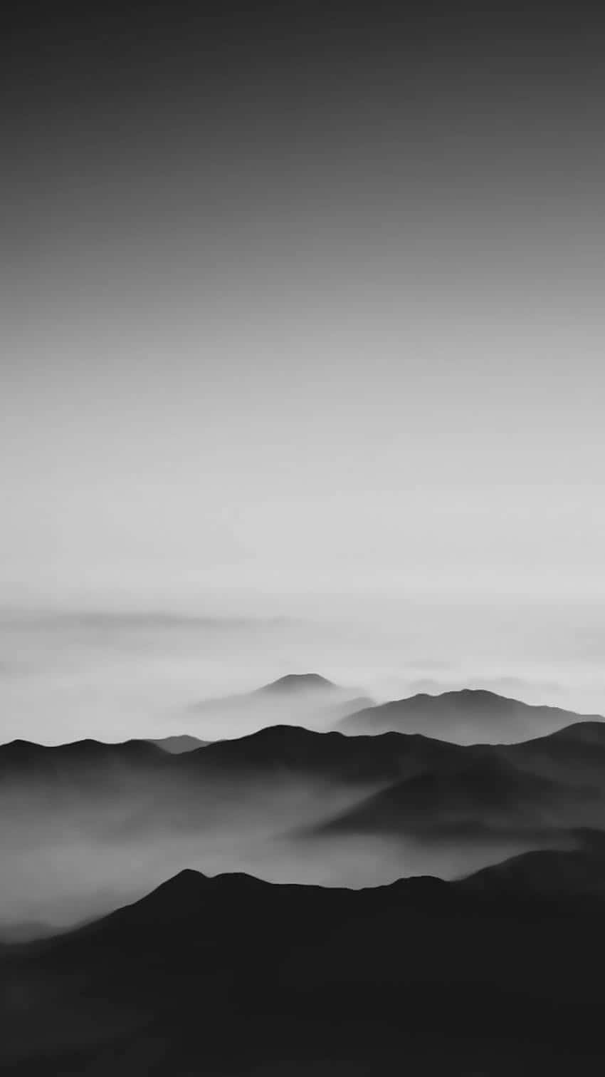 850x1511 Download Minimalist Black and White Pattern Wallpaper