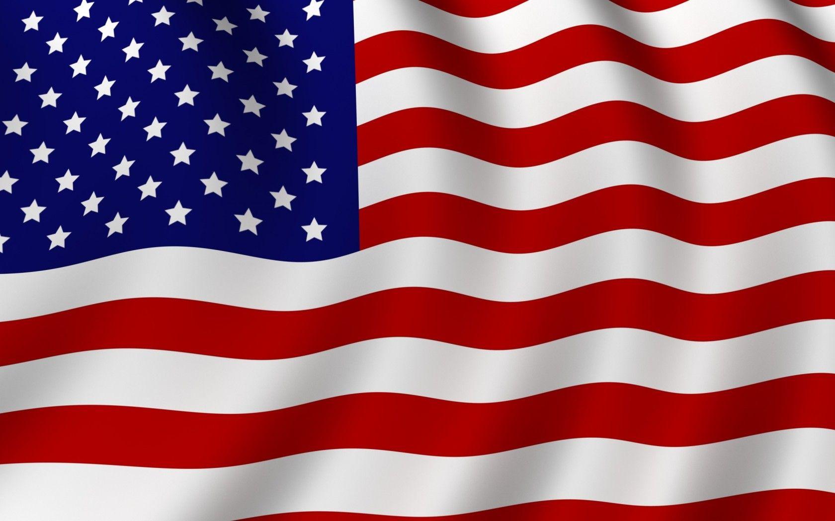 Hình nền cờ Mỹ 1680x1050 vẫy tay miễn phí