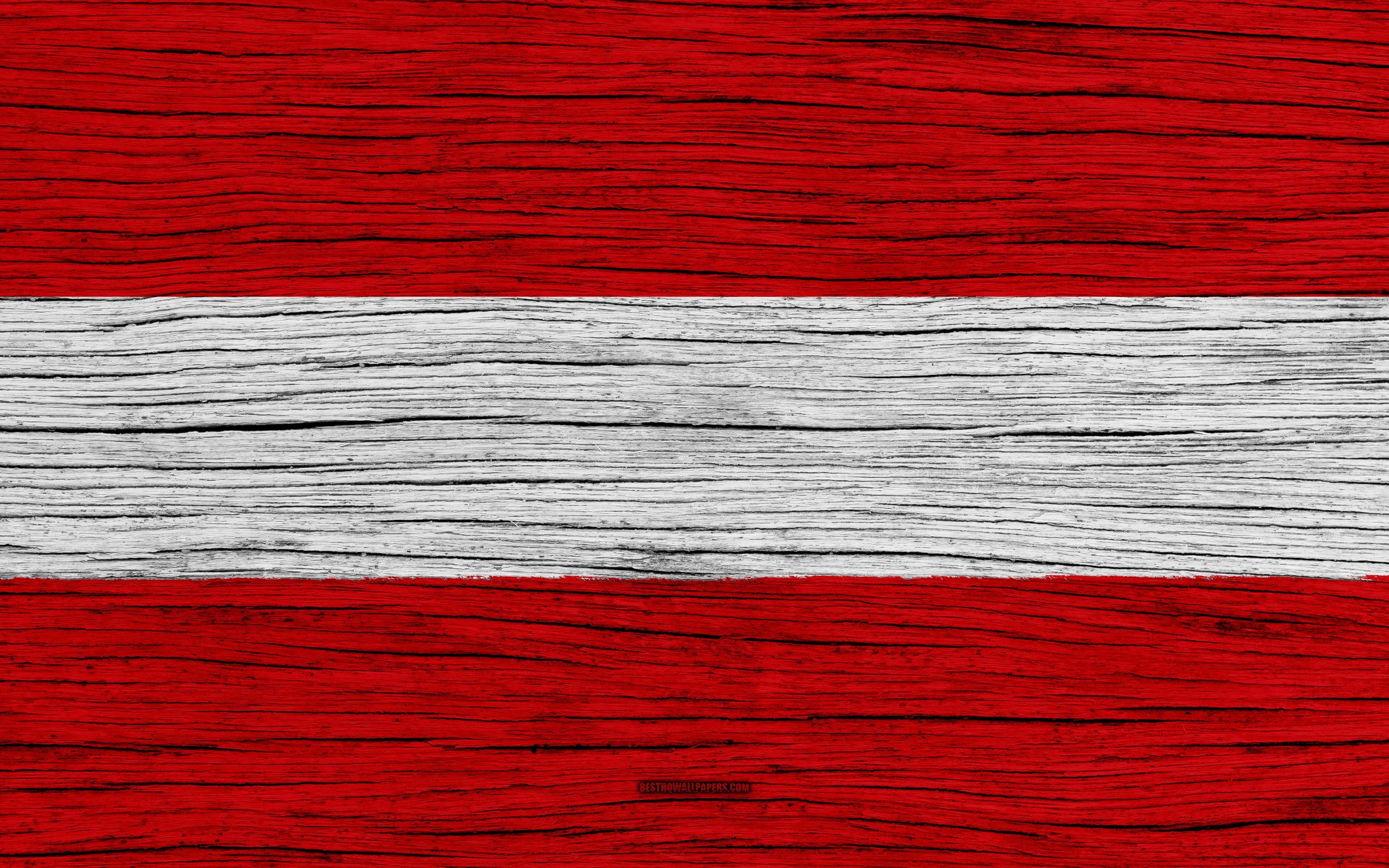 3840x2400 Austria Flag Wallpaper