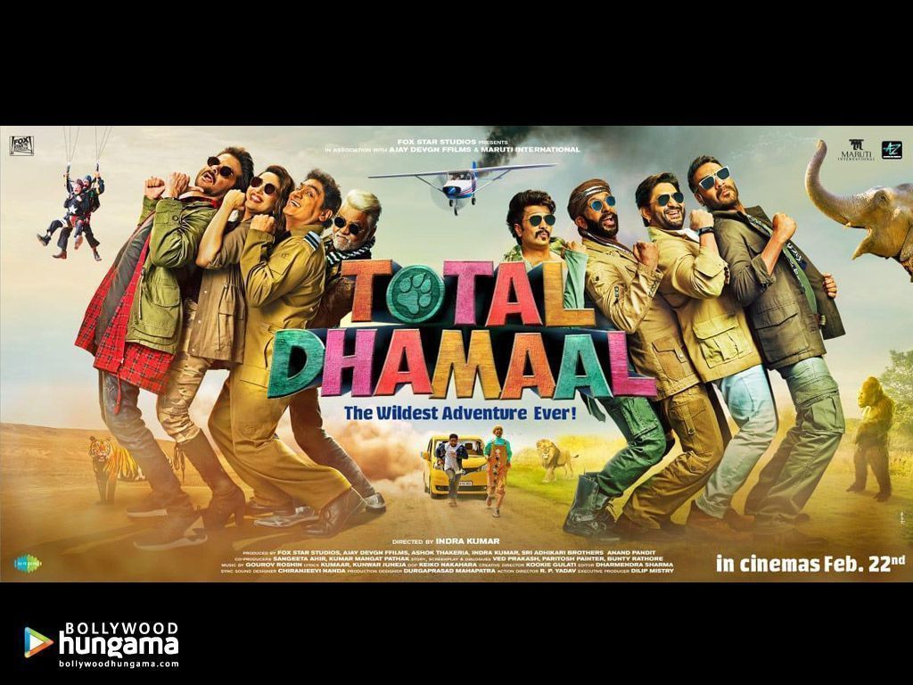 1024x768 Total Dhamaal 2019 Wallpaper. Total
