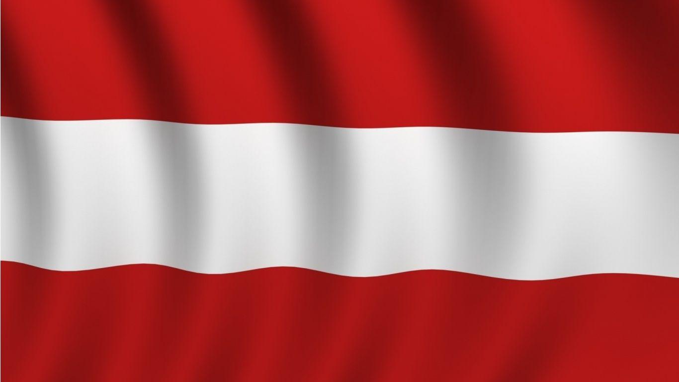 1366x768 Austria flag Wallpaper