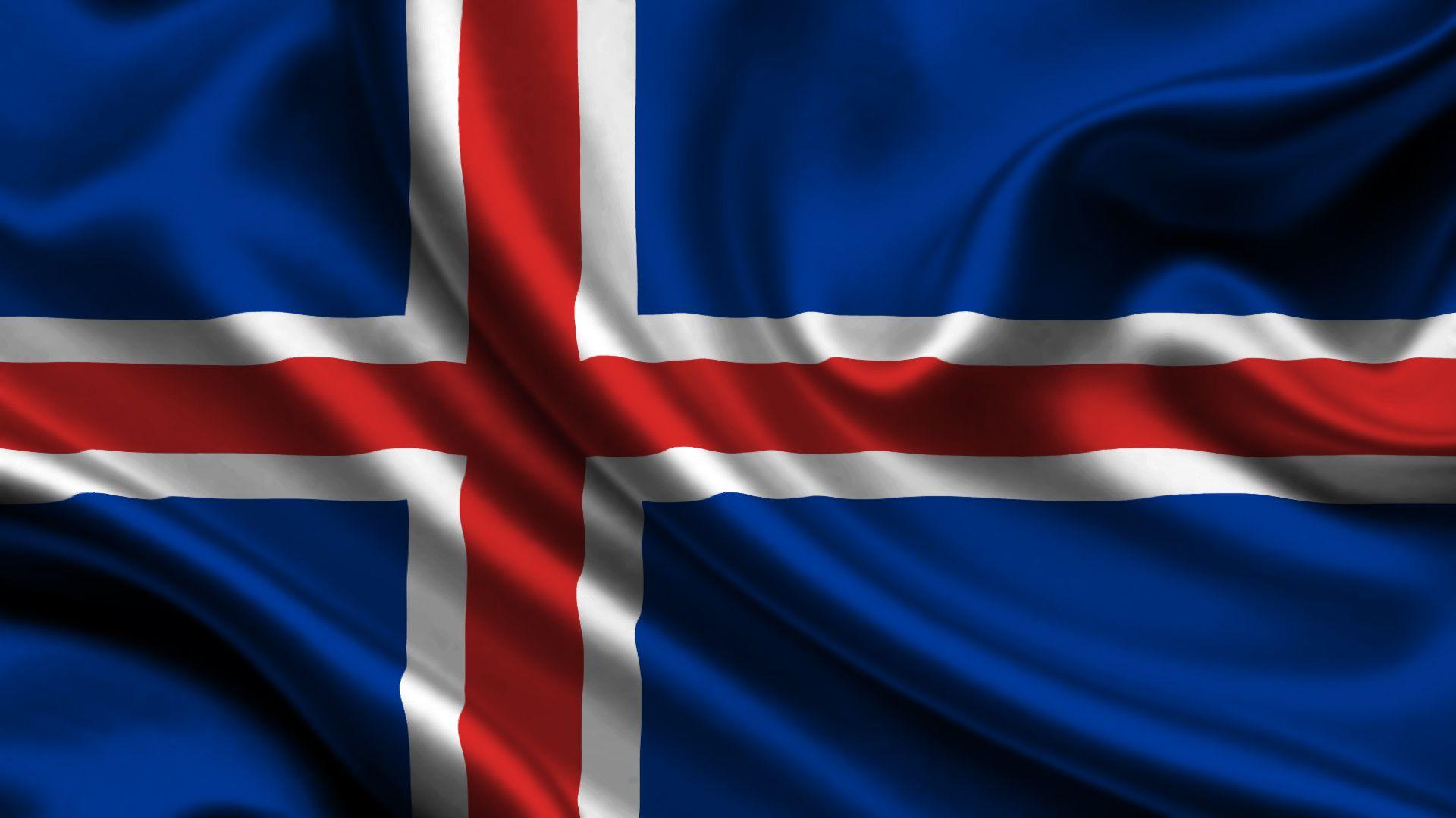 1920x1080 Desktop Wallpaper Iceland Flag Cross 1920x1080