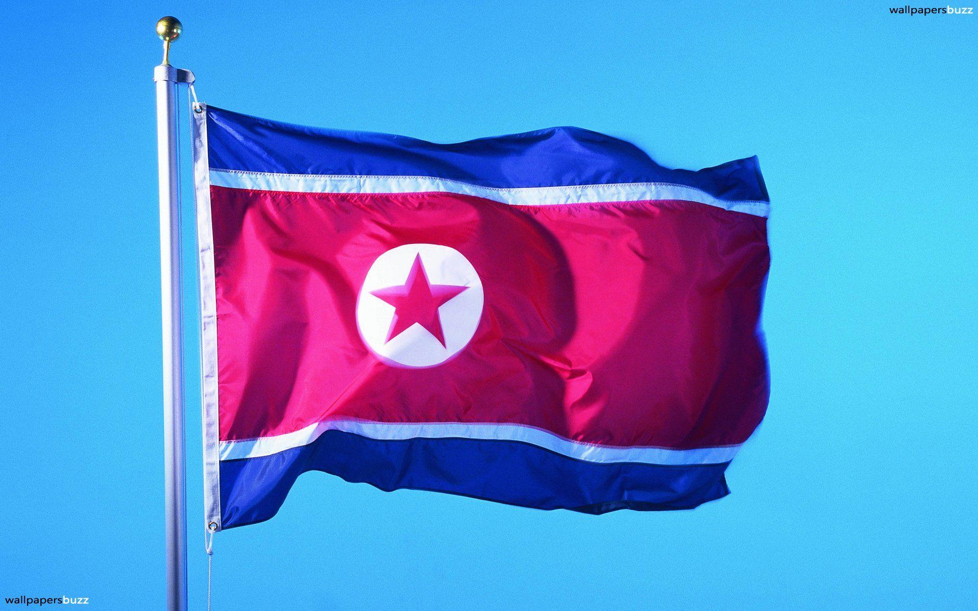 1920x1200 The flag of North Korea HD Wallpaper