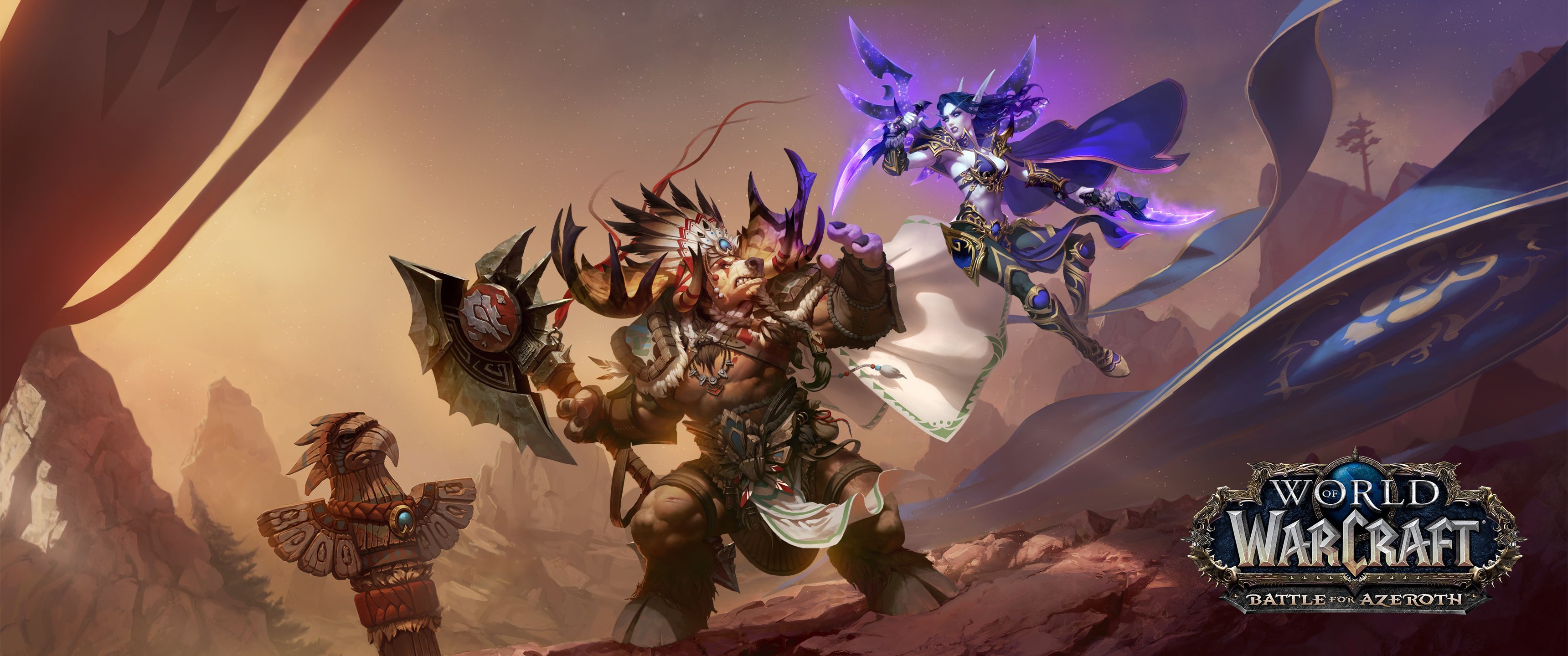 3440x1440 Warcraft: Battle For Azeroth HD Wallpaper